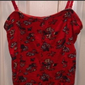 Free people red cami